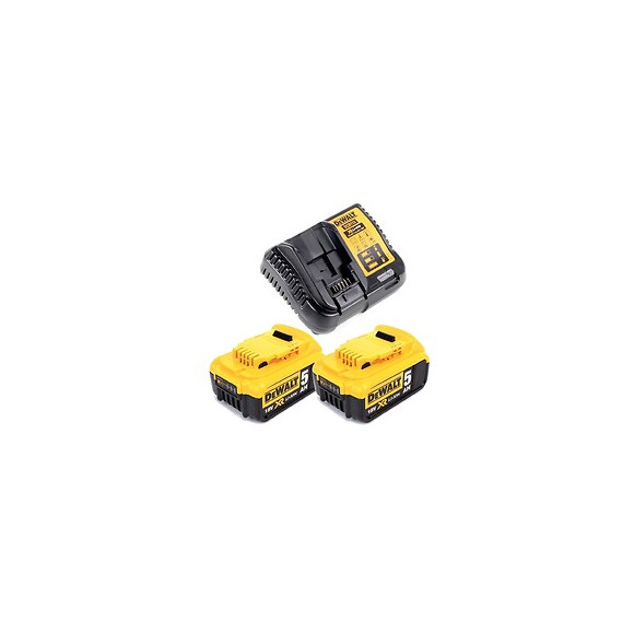 Dewalt Dcb 113 P2 Chargeur 18v + 2x Dcb184 Batteries 5,0ah