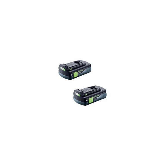 Festool Power Ensemble 3,1 Ci De - 2x Batteries  Bp 18 Li 3,1 Ci Pack 18v 3,1 Ah Li-ion + Affichage Led ( 203799 )