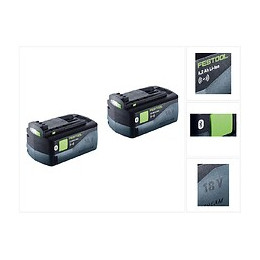 Festool Power Ensemble Bp 18 Li 6,2 Asi Bluetooth Pack 18 V De - 2x Batteries  6,2 Ah Li-ion ( 201797 )