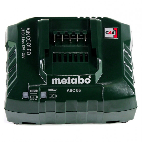 Metabo Basis Set 18v - 2x Batteries Lihd 4,0ah ( 625367000 ) + Chargeur Asc 55 ( 627044000 )
