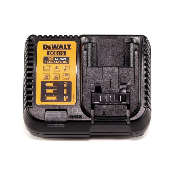 Dewalt Dcb 115 P3 Set De 3 X Batteries Dewalt 18 V 5,0 Ah + 1 X Chargeur Dewalt Dcb 115 Xr