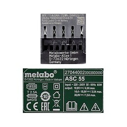 Metabo Basis Set 18v - 1x Batterie Lihd 4,0ah ( 625367000 ) + Chargeur Asc 55 ( 627044000 )