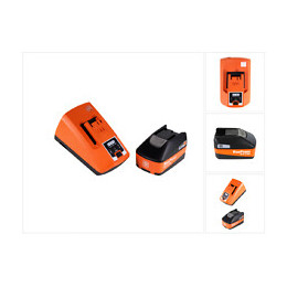 Fein Highpower Batterie Starter Set 18v - 1x Batterie 5,2ah Hp Akku + Chargeur Alg 80