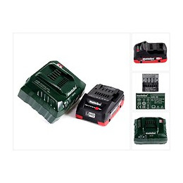 Metabo Basis Set 18v - 1x Batterie Lihd 4,0ah ( 625367000 ) + Chargeur Asc 55 ( 627044000 )