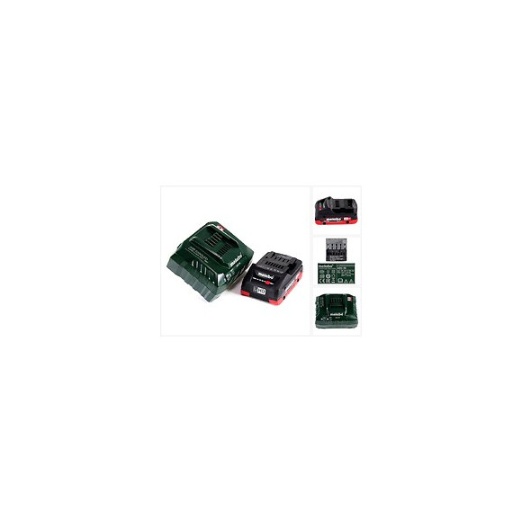 Metabo Basis Set 18v - 1x Batterie Lihd 4,0ah ( 625367000 ) + Chargeur Asc 55 ( 627044000 )