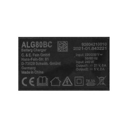 Fein Highpower Batteries 18 V - 2 Pièces 5.2 Ah + Chargeur Alg 80 Bc ( 92604325010 )