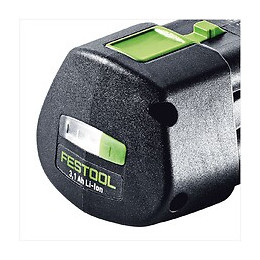 Festool Batterie Bp 18 Li 3,1 Ergo 18v 3,1 Ah / 3.100 Mah Li-ion ( 202499 )