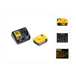 Dewalt Dcb 184 Batterie 18 V 5 Ah / 5000 Mah Xr Li-ion + Chargeur Dewalt Dcb 115 Xr
