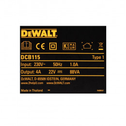 Dewalt Dcb 184 Batterie 18 V 5 Ah / 5000 Mah Xr Li-ion + Chargeur Dewalt Dcb 115 Xr