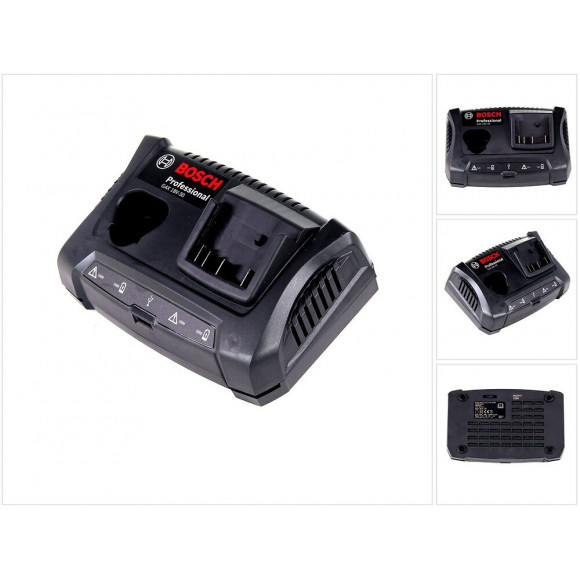 Bosch Gax 18 V-30 Professional Chargeur Double Pour Batteries De 10,8 / 12 V Et De 14,4 / 18 V