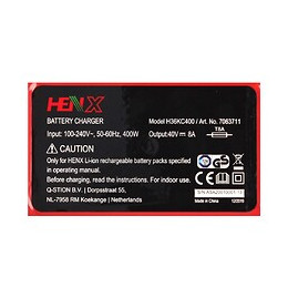 Henx H36kc400 Chargeur 40 V 100 - 240 V / 50 - 60 Hz / 400 Watt ( 7063711 )