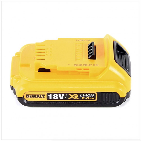 Dewalt Dcb 115 D2 Pack De Démarrage Chargeur Rapide + 2 X Batteries Dcb 183 2,0 Ah