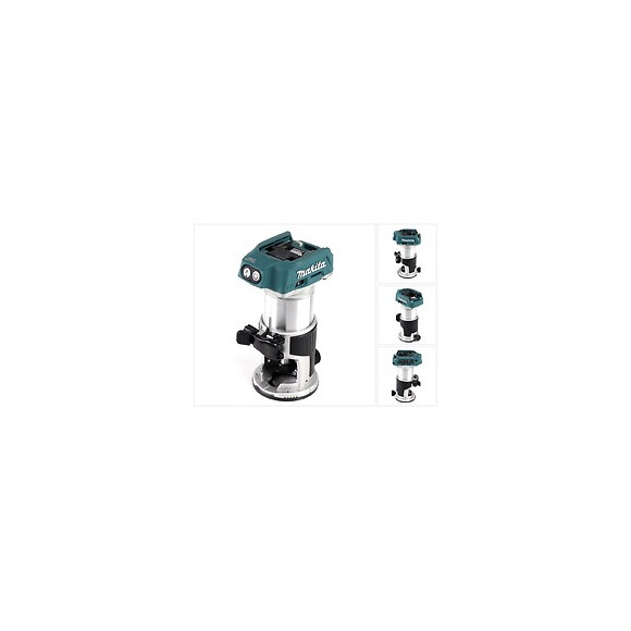 Makita Drt 50 Z Affleureuse Multifonction Sans Fil, Sans Balai 18v Solo - Sans Batterie, Sans Chargeur
