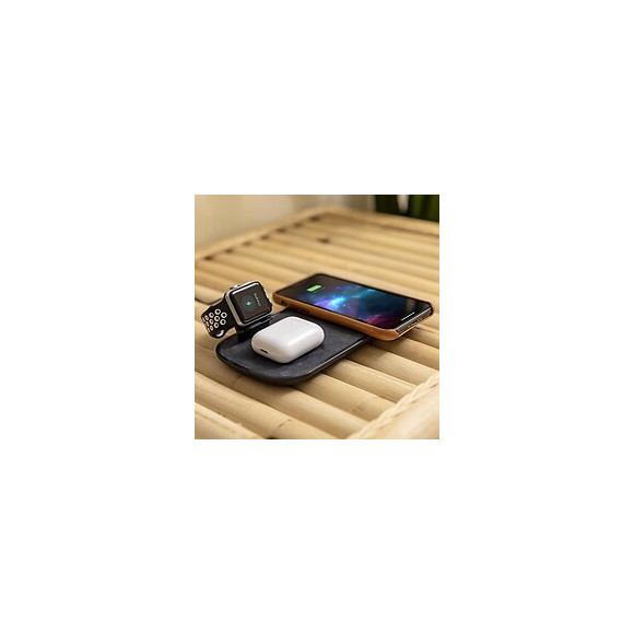 Socle De Chargement 3 En 1 Sans Fil Mophie 7.5 W Noir