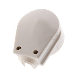 Fiche Mâle 20a Coudée 2 P+t Blanc