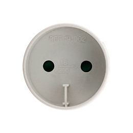 Adaptateur M Us / F Euro Blanc - Zenitech