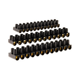 Lot 4 Barrettes 1x4 Mm²+ 1x6mm² + 2x 10 Mm² Noires - Zenitech