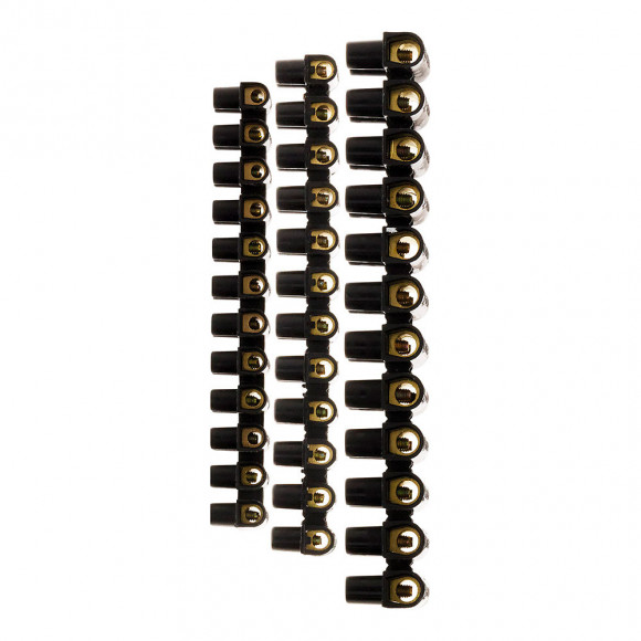 Lot 4 Barrettes 1x4 Mm²+ 1x6mm² + 2x 10 Mm² Noires - Zenitech