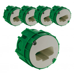 Lot De 5 Boîtes Dcl Applique Murs Pleins Placo Ø54mm