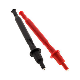 Lot De 2 Pointes De Touche À Ressort Ø4mm: 1 Rouge + 1 Noire - Zenitech
