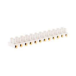 Barrettes 12 Plots 4 Mm² Blanc - Zenitech