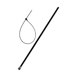 Lot De 10 Colliers De Câblage Réutilisables 7,6x 250mm Noirs