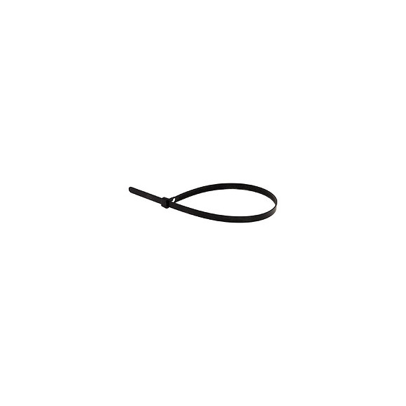 Lot De 10 Colliers De Câblage Réutilisables 7,6x 250mm Noirs