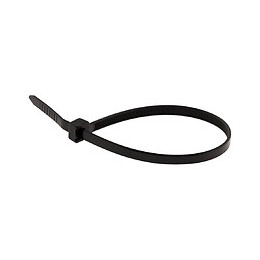 Lot De 50 Colliers Réutilisables 7,6x 200mm Noirs