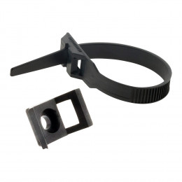 Lot De 25 Colliers De Câblage 9x 180mm Noir - Zenitech