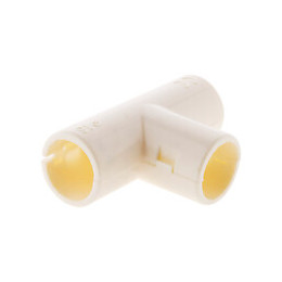 2 Tés Pour Conduits Ø16mm - Blanc - Zenitech