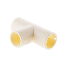 2 Tés Pour Conduits Ø16mm - Blanc - Zenitech
