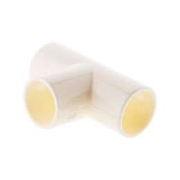 1 Té Pour Conduits Ø25mm - Blanc - Zenitech