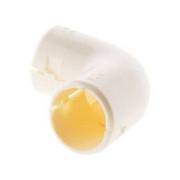 Lot De 3 Équerres Irl Ø25mm Blanc