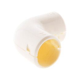 Lot De 3 Équerres Irl Ø25mm Blanc