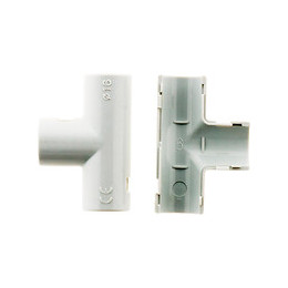 2 Tés Irl Ø16mm Gris