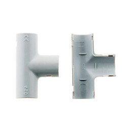 2 Tés Irl Ø20mm Gris