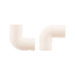 Lot De 3 Équerres Irl Ø20mm Blanc