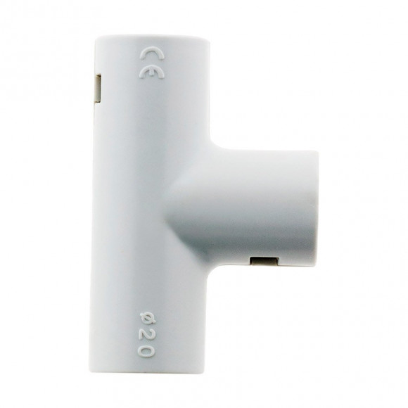 2 Tés Irl Ø20mm Gris