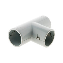 1 Té Irl Ø25mm Gris