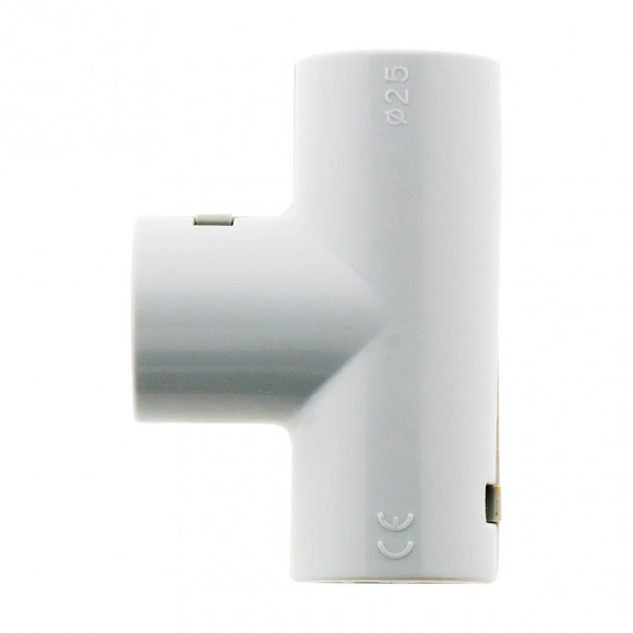 1 Té Irl Ø25mm Gris