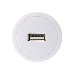 Chargeur Usb 2,1a Compact Blanc - Zenitech