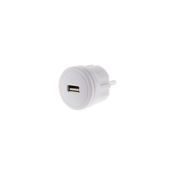 Chargeur Usb 2,1a Compact Blanc - Zenitech