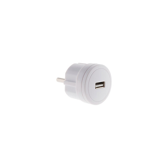 Chargeur Usb 2,1a Compact Blanc - Zenitech