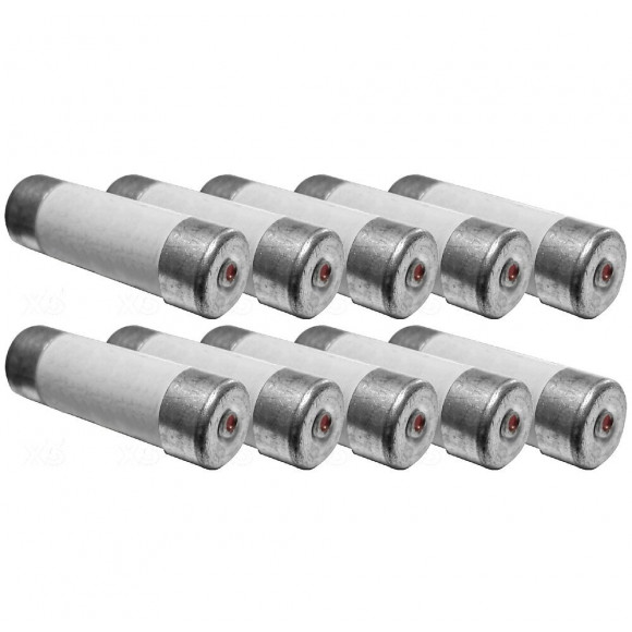 Lot De 30 Fusibles Céramiques 8,5x 31,5 20a À Voyant Nf