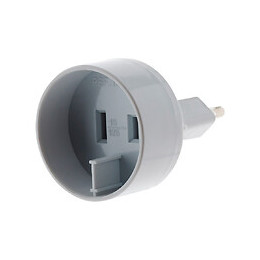 Adaptateur M Euro / F Usa Blanc - Zenitech