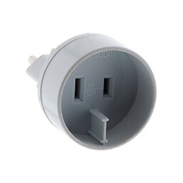 Adaptateur M Euro / F Usa Blanc - Zenitech