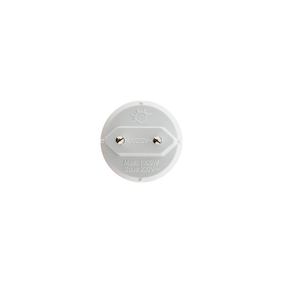 Adaptateur M Euro / F Usa Blanc - Zenitech