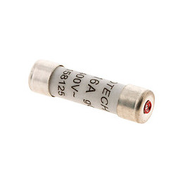 3 Fusibles Céramique 8,5x 31,5 - 16a Avec Voyant - Zenitech