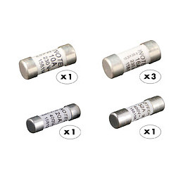 Lot De 6 Fusibles Mixtes 1x10a 3x 16a 1x20a 1x32a À Voyant Nf  - Zenitech