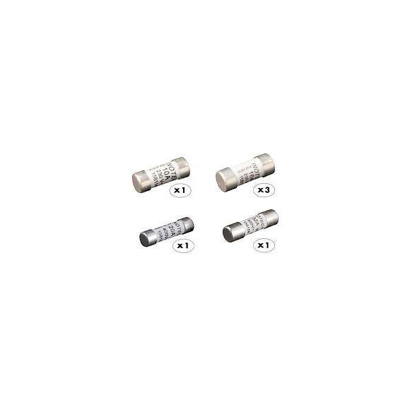 Lot De 6 Fusibles Mixtes 1x10a 3x 16a 1x20a 1x32a À Voyant Nf  - Zenitech